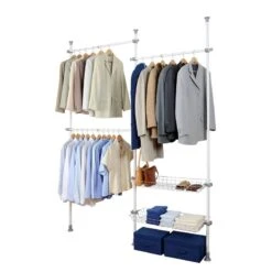 Wenko Penderie Télescopique Herkules Duo 17 Wenko Penderie Télescopique Herkules Duo -Mobilier De Maison 1000138147 181112 08283839 GALLERYIMAGES P000000001000138147