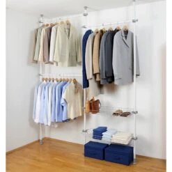 Wenko Penderie Télescopique Herkules Duo 18 Wenko Penderie Télescopique Herkules Duo -Mobilier De Maison 1000138147 181112 08283840 GALLERYIMAGES P000000001000138147