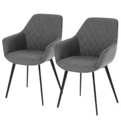 Chaises à Accoudoirs Amira II (lot De 2)