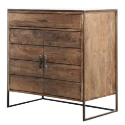 Armoire à Chaussures Bois Massif Tucson