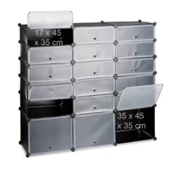 Meuble à Chaussures 18 Compartiments 26 Meuble à Chaussures 18 Compartiments -Mobilier De Maison 13ca64d0f93c40ae9ca852f86db04ed0