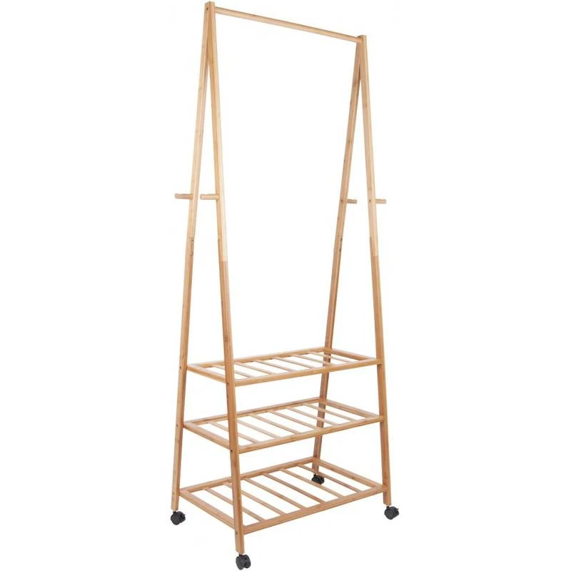 Leitmotiv Portant Vêtements En Bambou 3 Leitmotiv Portant Vêtements En Bambou