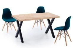 Table à Manger Fixe X-LOFT Bois De Chêne 8 Table à Manger Fixe X-LOFT Bois De Chêne -Mobilier De Maison 6491c27b5fe44767a9b72f012bd7d1c3