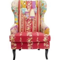 Fauteuil Wing Patchwork