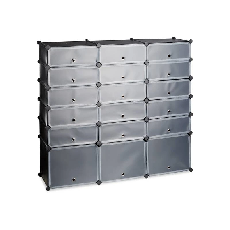 Meuble à Chaussures 18 Compartiments 3 Meuble à Chaussures 18 Compartiments