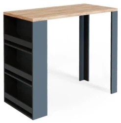 Table De Bar 117cm Anthracite/goldkraft
