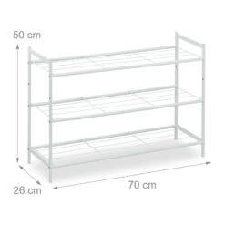 Étagère à Chaussures Empilable 3 Niveaux -Mobilier De Maison a8872aed28f048eb8439edced7e42762