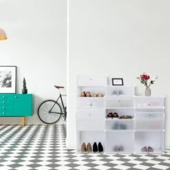 Meuble à Chaussures 18 Compartiments 32 Meuble à Chaussures 18 Compartiments -Mobilier De Maison b6c7425fd24f4e35a1b35575fad4ff41