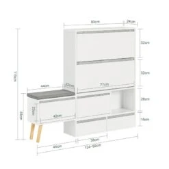 Meuble à Chaussures FSR134-W 21 Meuble à Chaussures FSR134-W -Mobilier De Maison c7d88790a31f4a148357bd8aea780391