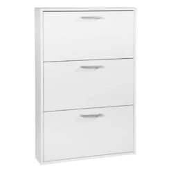 Meuble Chaussures Décor Blanc - TIDY