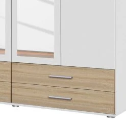 Armoire Rasant-Extra I 41 Armoire Rasant-Extra I -Mobilier De Maison drehtuerenschrank rasant extra i alpinweiss eiche sonoma dekor 168 cm 4 tuerig 2 spiegeltueren 2671958