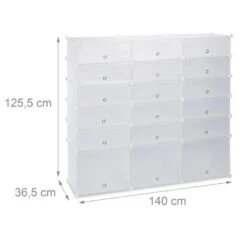 Meuble à Chaussures 18 Compartiments 34 Meuble à Chaussures 18 Compartiments -Mobilier De Maison e7605bc4e46b4f67a4f0b5ea92221833