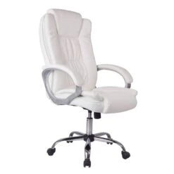 Chaise De Bureau Karen Elevable Blanc