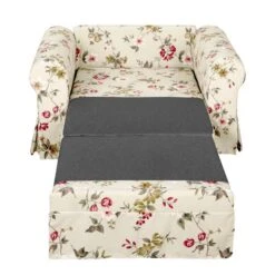 Fauteuil-lit Latina Country Avec Housse 30 Fauteuil-lit Latina Country Avec Housse -Mobilier De Maison schlafsessel latina v flachgewebe gebluemt creme 4132844